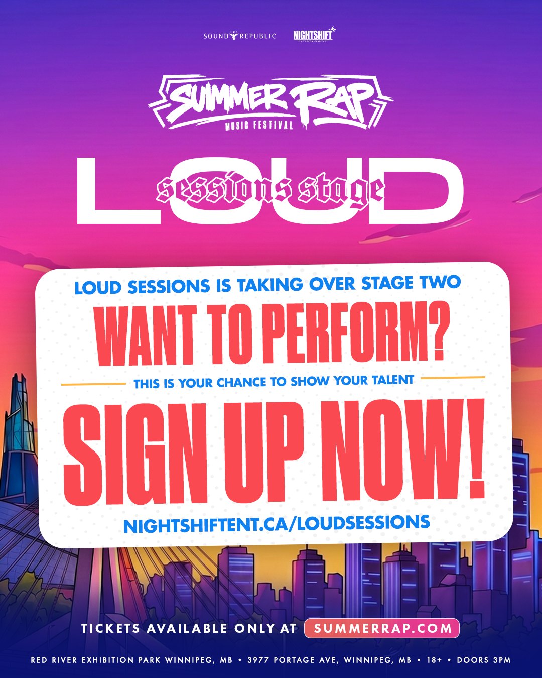 Loud Sessions Stage at Summer Rap